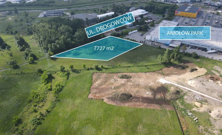 działka na sprzedaż - Częstochowa, Wyczerpy Dolne, Drogowców